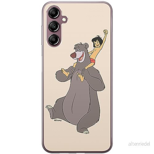 ERT GROUP mobiltelefonfodral för Samsung A14 4G/5G originalt och officiellt licensierat Disney mönster Jungle Book 002 optimalt anpassad till formen på mobiltelefonen, fodral tillverkad av TPU plast 5905511826796