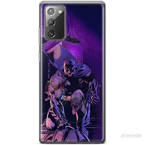 ERT GROUP mobiltelefonfodral för Samsung GALAXY NOTE 20 originalt och officiellt licensierat DC mönster Batman 072 optimalt anpassad till formen på mobiltelefonen, fodral tillverkad av TPU plast 5905131511867