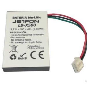 Batteri Ion Li 7,4v. 800mAh för Jetfon X500 Terminal (LB X500) 8435550816870 Batteri Ion Li 7,4v. 800mAh för Jetfon X500 Terminal (LB X500) 8435550816870