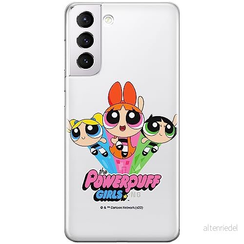 ERT GROUP mobiltelefonfodral för Samsung S21 PLUS originalt och officiellt licensierat The Powerpuff Girls mönster 029, gedeeltelijk transparant 5905511973315