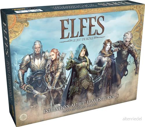 Asmodee Black Book Editions Elver: Rollspelet Introduktion till äventyrsspel i Arran Lands Brädspel Rollspel från 14 år 2 6 spelare Svensk version 3760245550933