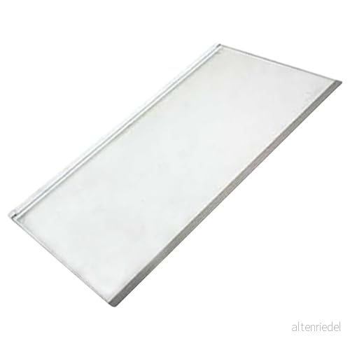 Whirlpool Indesit 481010667591 glashylla kombinerad kyl frys glas hylla kylskåp + silver vita profiler 8015250454932