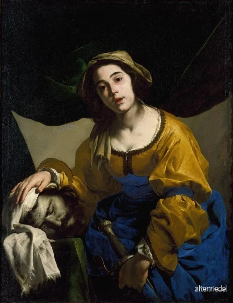 Målning Judith med Holofernes huvud - Bernardo Cavallino | Konsttryck - Bild 2