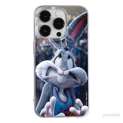 ERT GROUP mobiltelefonfodral för Iphone 14 PRO originalt och officiellt licensierat Looney Tunes mönster Space Jam 016 anpassad till formen på mobiltelefonen, fodral tillverkad av TPU plast 5905511049355