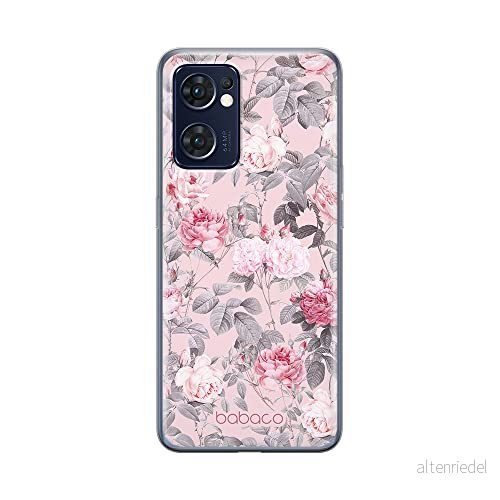 ERT GROUP mobiltelefonfodral för Oppo RENO 7 5G originalt och officiellt licensierat Babaco mönster Flowers 054 optimalt anpassad till formen på mobiltelefonen, fodral tillverkad av TPU plast 5905511318703