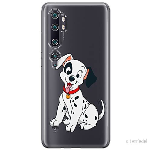 ERT GROUP mobiltelefonfodral för Xiaomi MI NOTE 10 / PRO originalt och officiellt licensierat Disney mönster Dalmatian 006 anpassad till formen på mobiltelefonen, gedeeltelijk transparant 5904805886003
