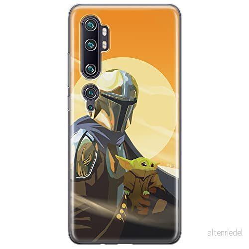 ERT GROUP mobiltelefonfodral för Xiaomi MI NOTE 10 / PRO originalt och officiellt licensierat Star Wars mönster Baby Yoda 020, fodral tillverkad av TPU plast 5904805069680