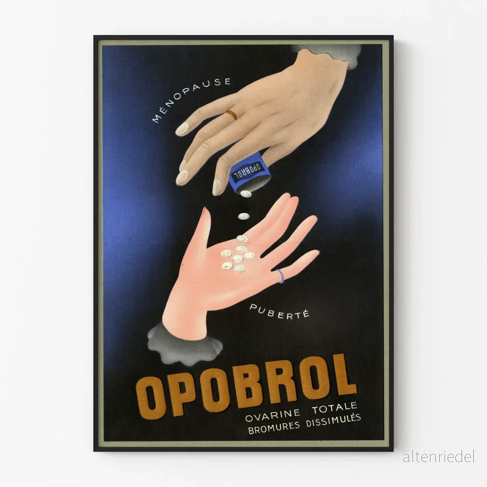 Vintageposter Opobrol - Väggdekoration Art Déco