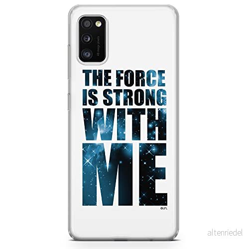 ERT GROUP mobiltelefonfodral för Samsung A41 originalt och officiellt licensierat Star Wars mönster 015 Vit optimalt anpassad till formen på mobiltelefonen, gedeeltelijk transparant 5903537525617