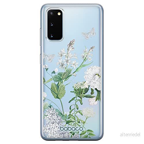 ERT GROUP mobiltelefonfodral för Samsung S20 / S11E originalt och officiellt licensierat Babaco mönster Flowers 033 optimalt anpassad till formen på mobiltelefonen, gedeeltelijk transparant 5905131287113