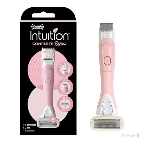 Wilkinson Sword Intuition Complete Bikini Trimmer AND Razor Rakhyvel, Storlek: 100 g, Pink 4027800239702 Wilkinson Sword Intuition Complete Bikini Trimmer AND Razor Rakhyvel, Storlek: 100 g, Pink 4027800239702