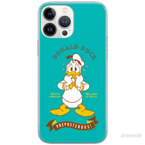 ERT GROUP mobiltelefonfodral för Iphone 13 PRO originalt och officiellt licensierat Disney mönster Donald 004 Vit optimalt anpassad till formen på mobiltelefonen, fodral tillverkad av TPU plast 5903932875553