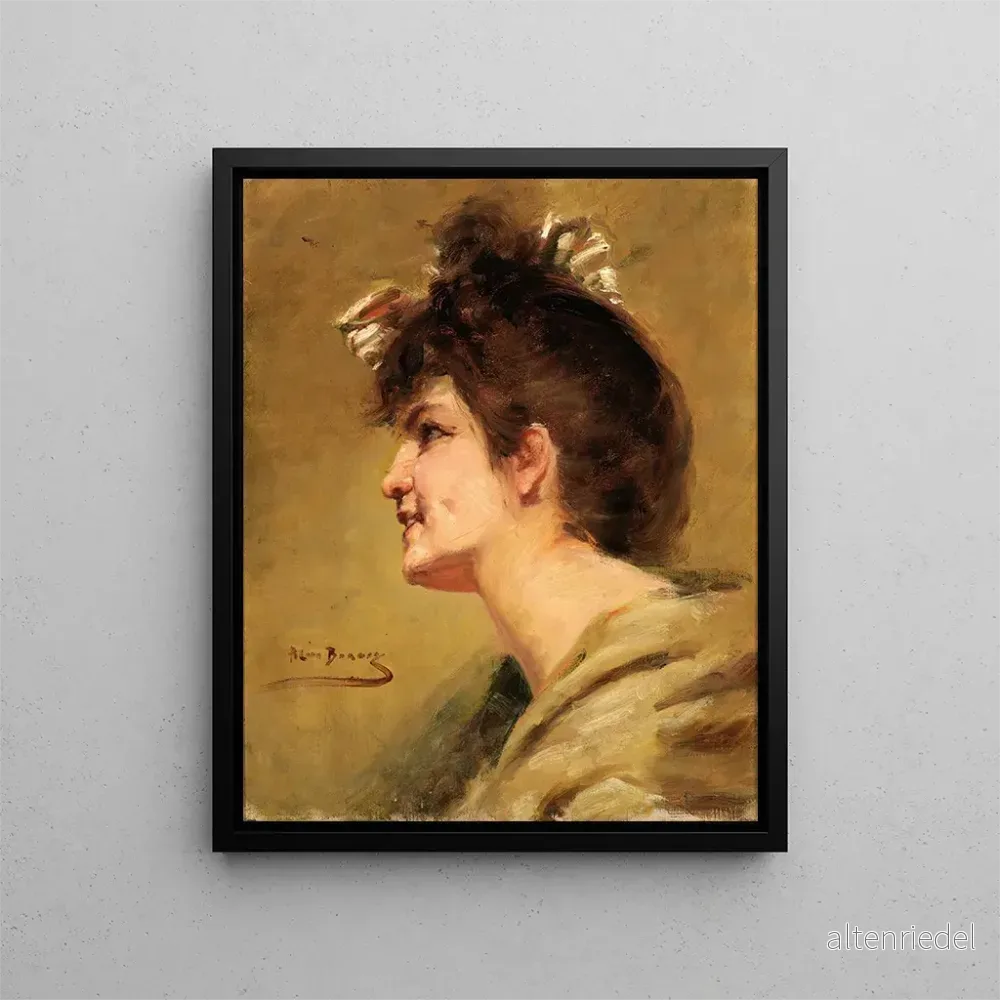 Målning La fossette - Alice Pike Barney | Konsttryck
