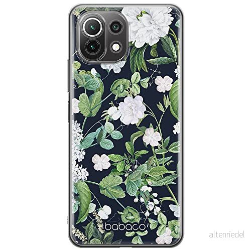 ERT GROUP mobiltelefonfodral för Xiaomi 11 LITE 4G/5G originalt och officiellt licensierat Babaco mönster Flowers 034, fodral tillverkad av TPU plast 5905131290724
