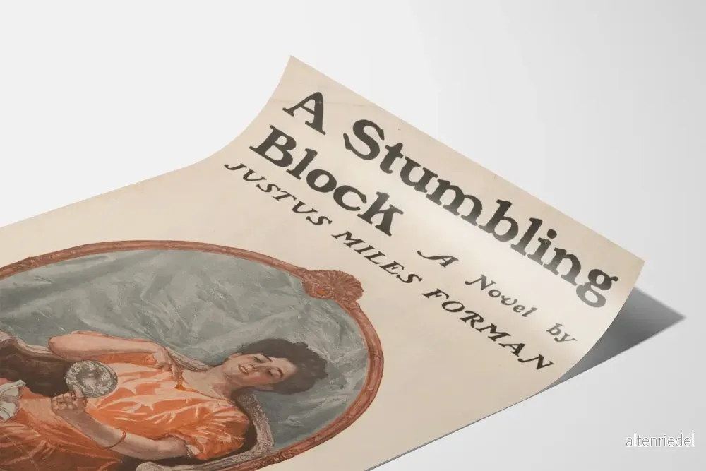 Vintageposter A Stumbling Block av Justus Miles Forman - Bild 3