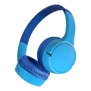 Belkin SoundForm Mini trådlösa hörlurar för barn med inbyggd mikrofon, 30 tim. uppspelningstid och kul etiketter utanpåliggande utbildning, skola, iPhone, iPad, Galaxy Blå 745883879540 Belkin SoundForm Mini trådlösa hörlurar för barn med inbyggd mikrofon, 30 tim. uppspelningstid och kul etiketter utanpåliggande utbildning, skola, iPhone, iPad, Galaxy Blå 745883879540