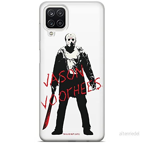 ERT GROUP mobiltelefonfodral för Samsung A12 / M12 F12 originalt och officiellt licensierat Horror mönster Friday the 13th 017 anpassad till formen på mobiltelefonen, fodral tillverkad av TPU plast 5905511120153