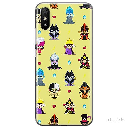 ERT GROUP mobiltelefonfodral för Xiaomi REDMI 9A originalt och officiellt licensierat Disney mönster Villains 007 optimalt anpassad till formen på mobiltelefonen, fodral tillverkad av TPU plast 5905131383914