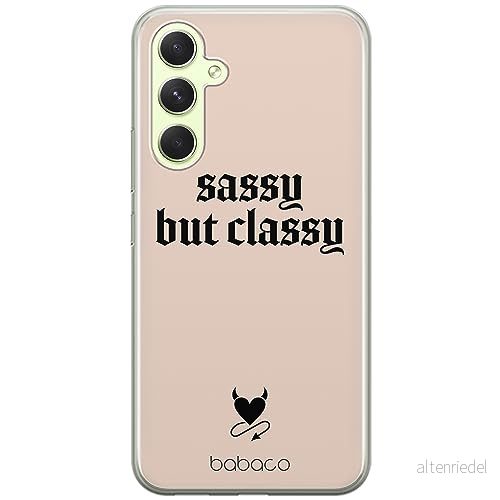 ERT GROUP mobiltelefonfodral för Samsung A54 5G originalt och officiellt licensierat Babaco mönster Sassy but classy 001 optimalt anpassad till formen på mobiltelefonen, fodral tillverkad av TPU plast 5905511806231