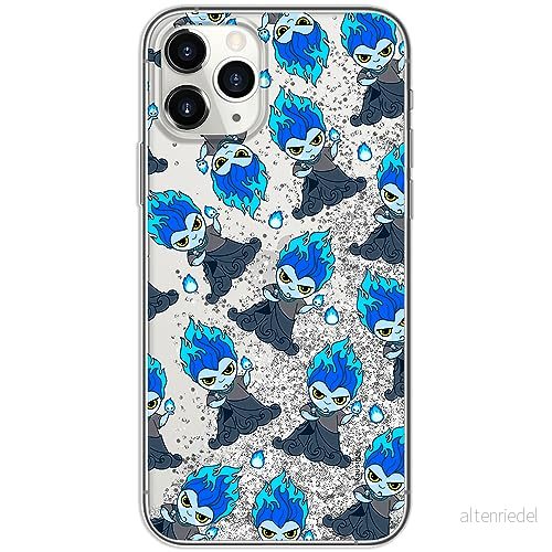 ERT GROUP mobiltelefonfodral för Apple Iphone 11 PRO originalt och officiellt licensierat Disney mönster Hades 002 optimalt anpassad till formen på mobiltelefonen, med glitter overflow effekt 5905131418241