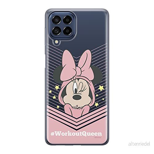 ERT GROUP mobiltelefonfodral för Samsung M33 5G originalt och officiellt licensierat Disney mönster Minnie 053 optimalt anpassad till formen på mobiltelefonen, gedeeltelijk transparant 5905511347291