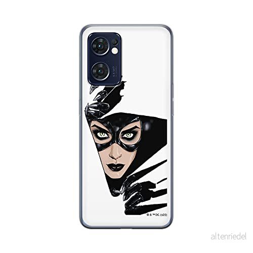 ERT GROUP mobiltelefonfodral för Oppo RENO 7 5G originalt och officiellt licensierat DC mönster Catwoman 008 optimalt anpassad till formen på mobiltelefonen, fodral tillverkad av TPU plast 5905511317744