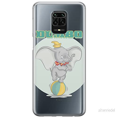 ERT GROUP mobiltelefonfodral för Xiaomi REDMI NOTE 9 PRO/ 9S originalt och officiellt licensierat Disney mönster Dumbo 006 optimalt anpassad till formen på mobiltelefonen, gedeeltelijk transparant 5903040311295