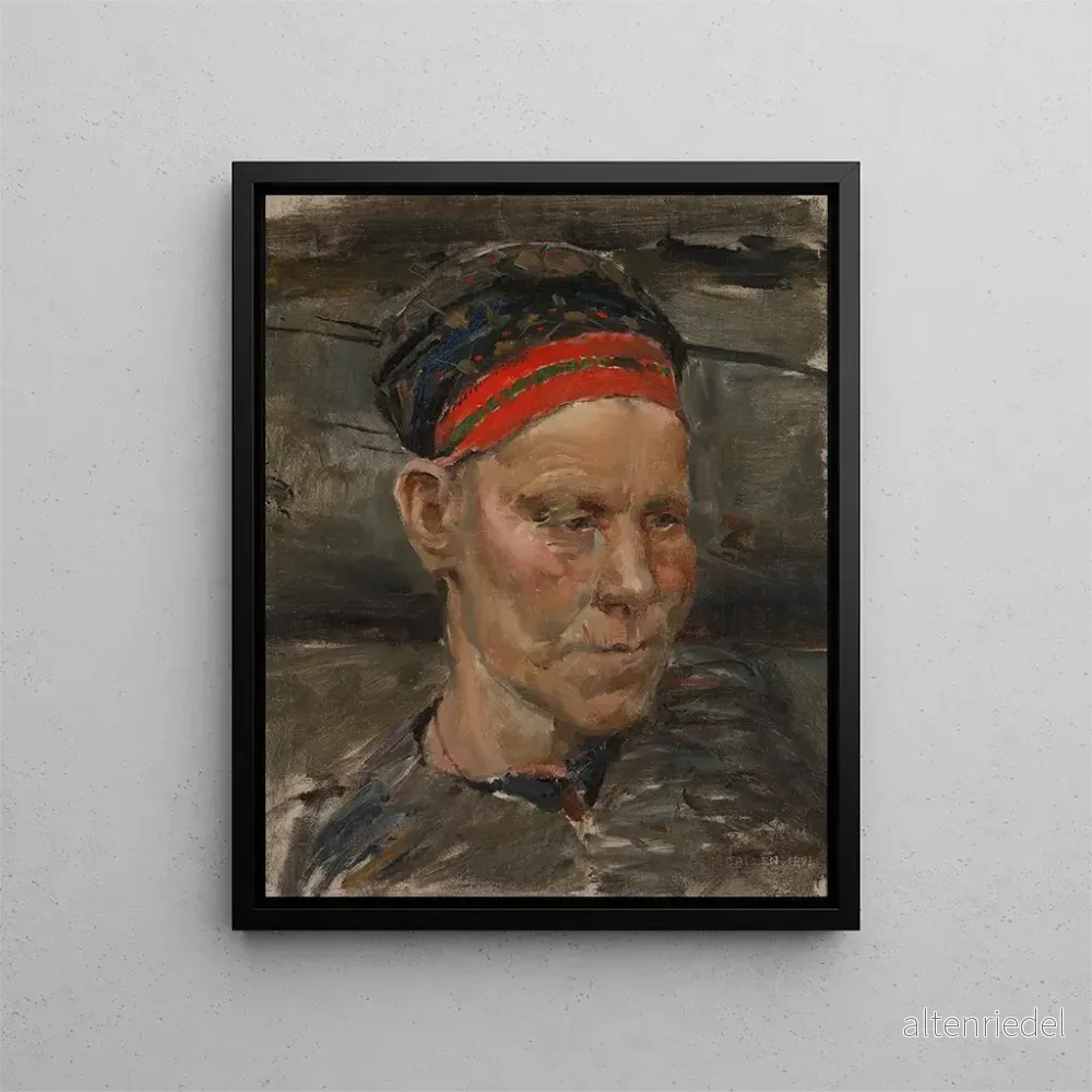 Målning Portrait d'une femme carélienne - Akseli Gallen-Kallela | Konsttryck
