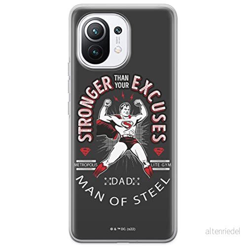 ERT GROUP mobiltelefonfodral för Xiaomi 11 originalt och officiellt licensierat DC mönster Superman 025 optimalt anpassad till formen på mobiltelefonen, fodral tillverkad av TPU plast 5905131566751