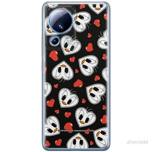 ERT GROUP mobiltelefonfodral för Xiaomi 13 LITE/CIVI 2 originalt och officiellt licensierat Looney Tunes mönster Tweety 018 anpassad till formen på mobiltelefonen, fodral tillverkad av TPU plast 5905795122065