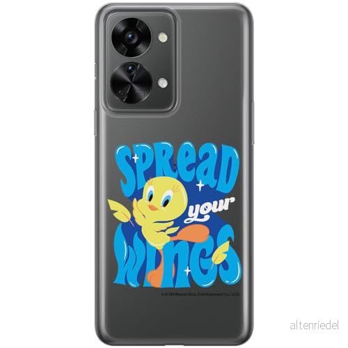 ERT GROUP mobiltelefonfodral för OnePlus NORD 2T 5G originalt och officiellt licensierat Looney Tunes mönster Tweety 014 optimalt anpassad till formen på mobiltelefonen, gedeeltelijk transparant 5905795096892