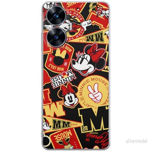 ERT GROUP mobiltelefonfodral för Realme C55 originalt och officiellt licensierat Disney mönster Minnie 074 optimalt anpassad till formen på mobiltelefonen, fodral tillverkad av TPU plast 5905795026639