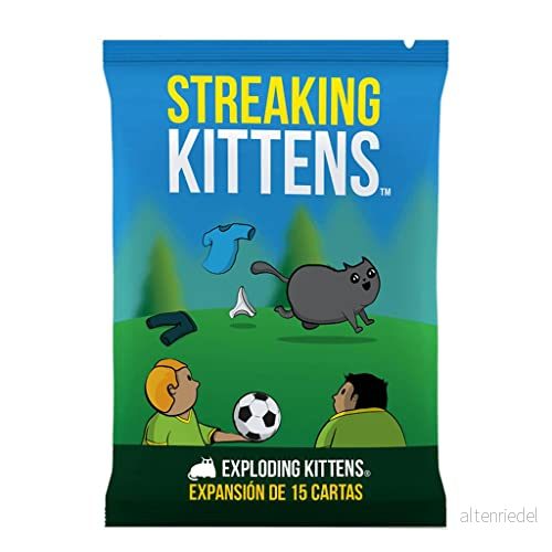 Exploding Kittens EKIEK05ES Streaking, expansion på spanska, flerfärgad 810083041070