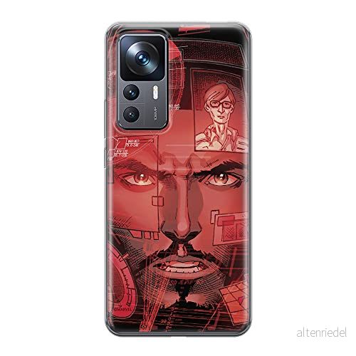 ERT GROUP mobiltelefonfodral för Xiaomi 12T/12T pro/K50 Ultra originalt och officiellt licensierat Marvel mönster Iron Man 016 anpassad till formen på mobiltelefonen, fodral tillverkad av TPU plast 5905511572525