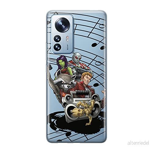 ERT GROUP mobiltelefonfodral för Xiaomi 12 / 12X originalt och officiellt licensierat Marvel mönster Guardians of the Galaxy 016 anpassad till formen på mobiltelefonen, gedeeltelijk transparant 5905511469238