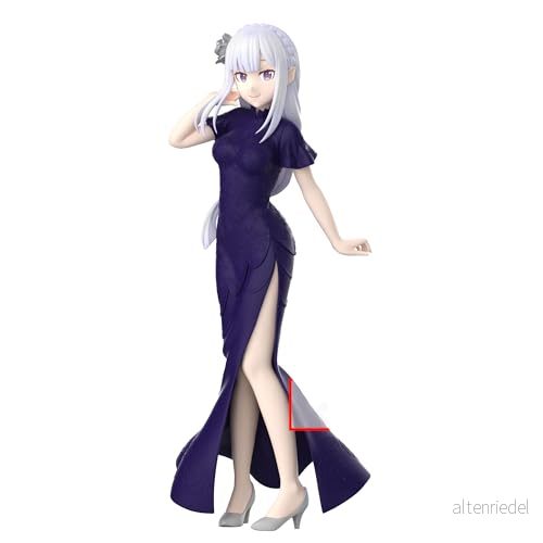 Banpresto Emilia Re:Zero-Starting Life In Another World - Glitter&Glamours 24 cm, Multifärg BP89039P 4983164890396
