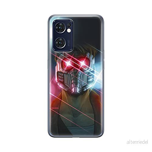 ERT GROUP mobiltelefonfodral för Oppo RENO 7 5G originalt och officiellt licensierat Marvel mönster Star Lord 003 optimalt anpassad till formen på mobiltelefonen, fodral tillverkad av TPU plast 5905511302672
