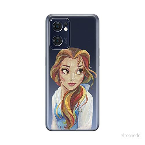 ERT GROUP mobiltelefonfodral för Oppo RENO 7 5G originalt och officiellt licensierat Disney mönster Bella 003 optimalt anpassad till formen på mobiltelefonen, gedeeltelijk transparant 5905511303303