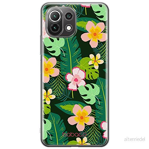 ERT GROUP mobiltelefonfodral för Xiaomi 11 LITE 4G/5G originalt och officiellt licensierat Babaco mönster Flowers 019, fodral tillverkad av TPU plast 5903932706567