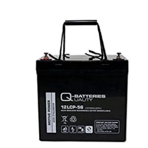 Q Batteries 12LCP 56 12 V Ah blybatteri cykeltyp AGM djupurbike VRLA 4250889611255