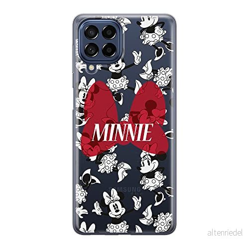 ERT GROUP mobiltelefonfodral för Samsung M33 5G originalt och officiellt licensierat Disney mönster Minnie 048 optimalt anpassad till formen på mobiltelefonen, gedeeltelijk transparant 5905511346546