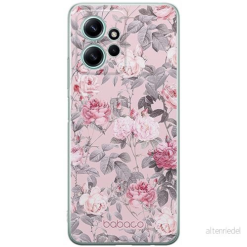 ERT GROUP mobiltelefonfodral för Xiaomi REDMI NOTE 12 4G originalt och officiellt licensierat Babaco mönster Flowers 054 optimalt anpassad till formen på mobiltelefonen, fodral tillverkad av TPU plast 5905511947354