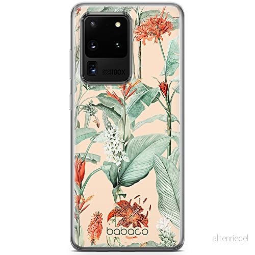 ERT GROUP mobiltelefonfodral för Samsung S20 ULTRA / S11 PLUS originalt och officiellt licensierat Babaco mönster Flowers 048 anpassad till formen på mobiltelefonen, fodral tillverkad av TPU plast 5905131337948