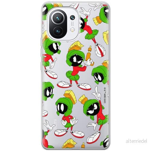 ERT GROUP mobiltelefonfodral för Xiaomi 11 originalt och officiellt licensierat Looney Tunes mönster Marvin 004 optimalt anpassad till formen på mobiltelefonen, gedeeltelijk transparant 5905511636401