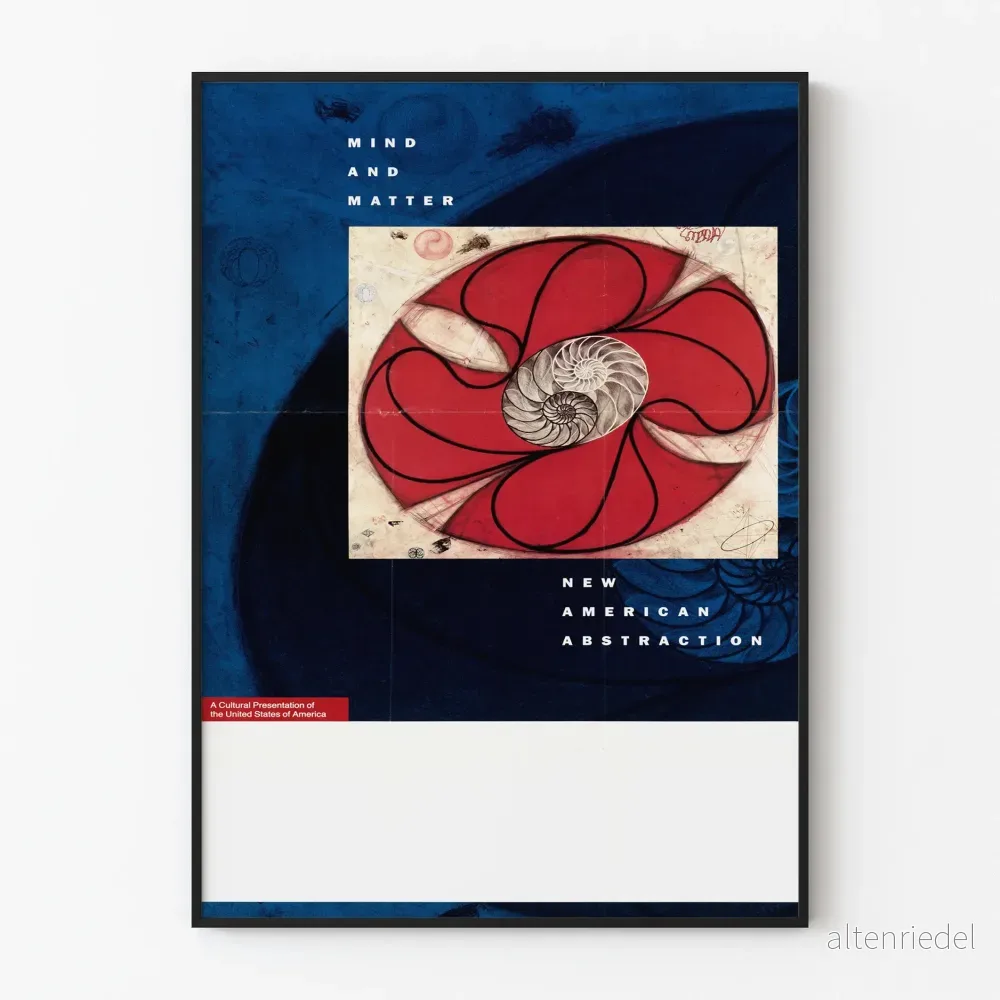Dekorativ poster Mind and Matter - Modern amerikansk abstraktion