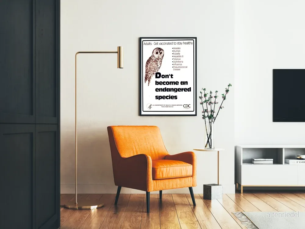Varningsposter för vaccination – Bli inte en utrotningshotad art - Bild 2