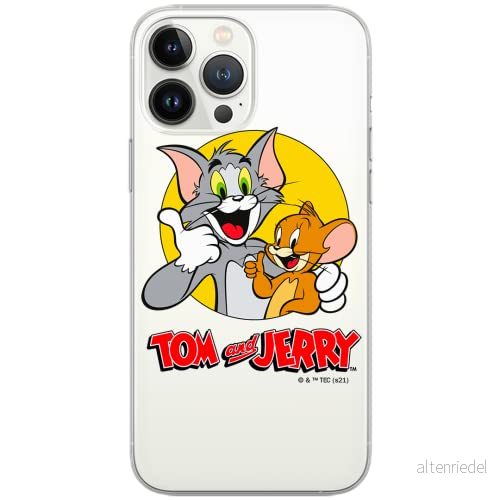 ERT GROUP mobiltelefonfodral för Apple Iphone 6 PLUS originalt och officiellt licensierat Tom and Jerry mönster 013 Vit optimalt anpassad till formen på mobiltelefonen, gedeeltelijk transparant 5904805275579