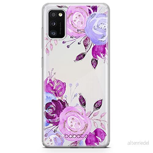 ERT GROUP mobiltelefonfodral för Samsung A41 originalt och officiellt licensierat Babaco mönster Flowers 005 optimalt anpassad till formen på mobiltelefonen, gedeeltelijk transparant 5904805386220