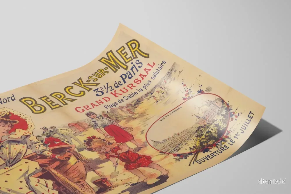 Vintageposter Berck-sur-Mer Chemin de Fer du Nord - Bild 2