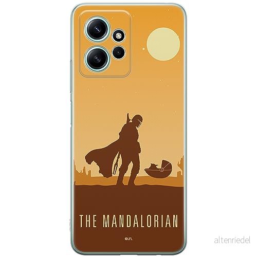 ERT GROUP mobiltelefonfodral för Xiaomi REDMI NOTE 12 4G originalt och officiellt licensierat Star Wars mönster Baby Yoda 033 anpassad till formen på mobiltelefonen, fodral tillverkad av TPU plast 5905511950637